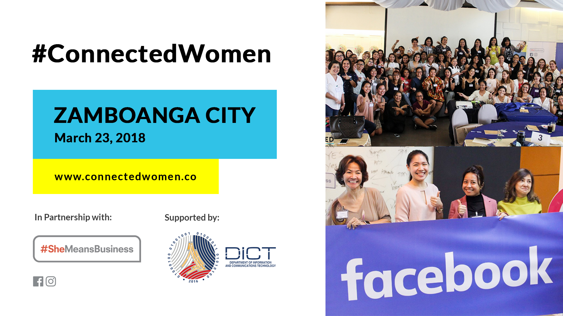 CW EVENTS #ConnectedWomen – Zamboanga, Philippines – March (Event)
