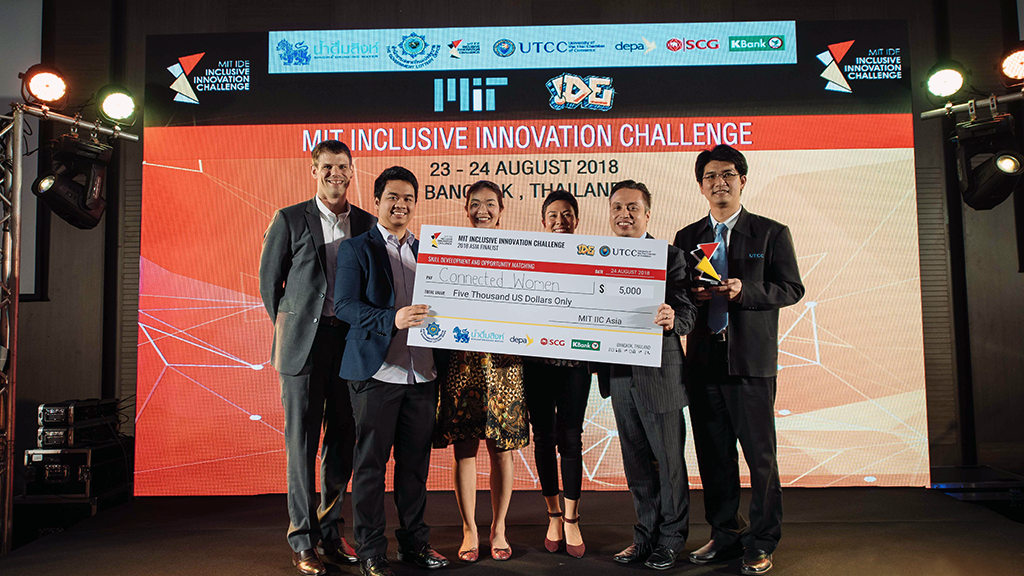 Connected Women Named One Of Twelve Finalists At The MIT Inclusive Innovation Challenge Asia