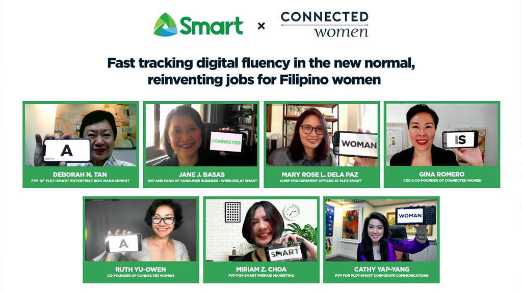 Smart - Connected Women partnership: Fast-tracking digital fluency in the new normal, reinventing jobs for Filipino women