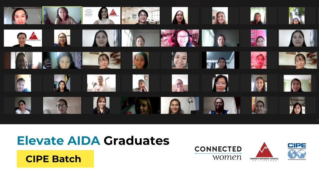 Connected Women Welcomes 7th Batch of ELEVATE AIDA Graduates